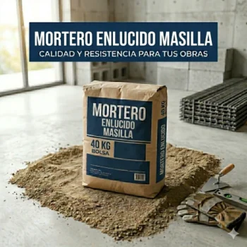 Mortero Enluzido Masilla 40 kg/bolsa